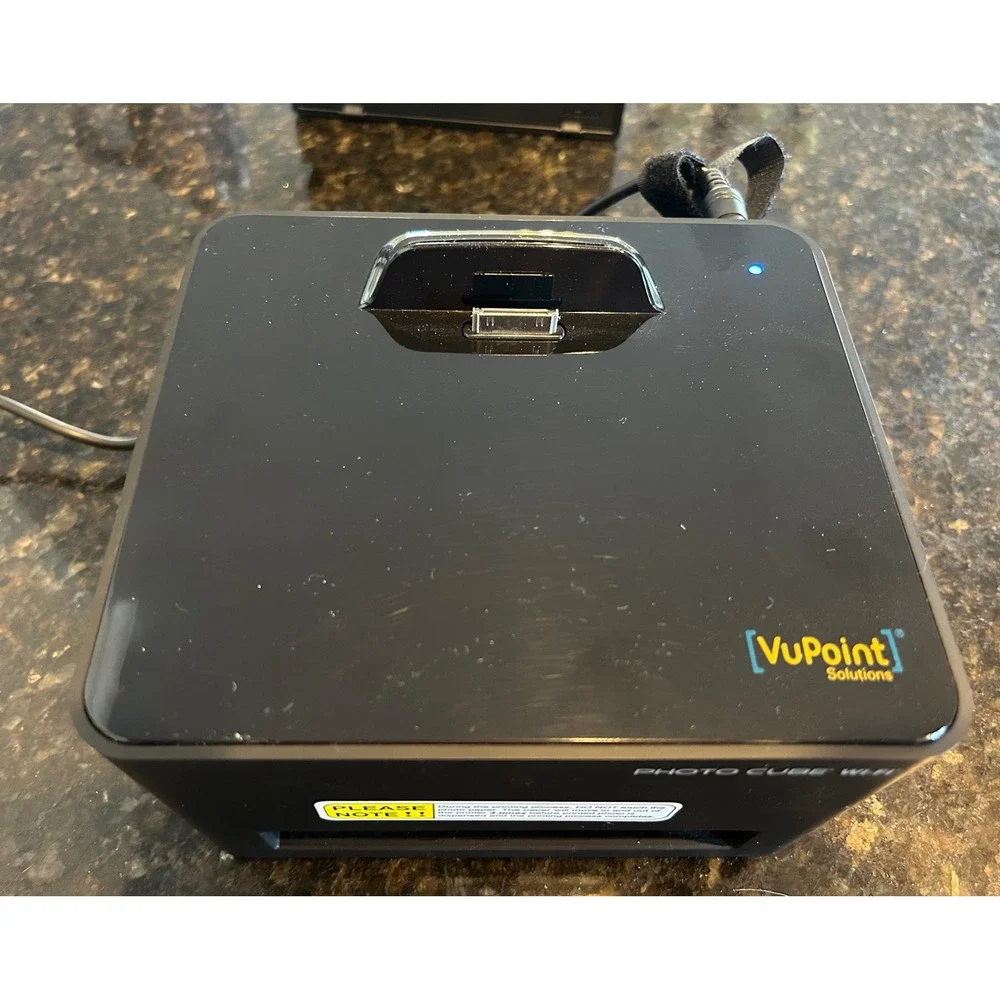 VuPoint Photo Cube WiFi Instant Photo Printer - Complete Kit sealed ink & paper‎